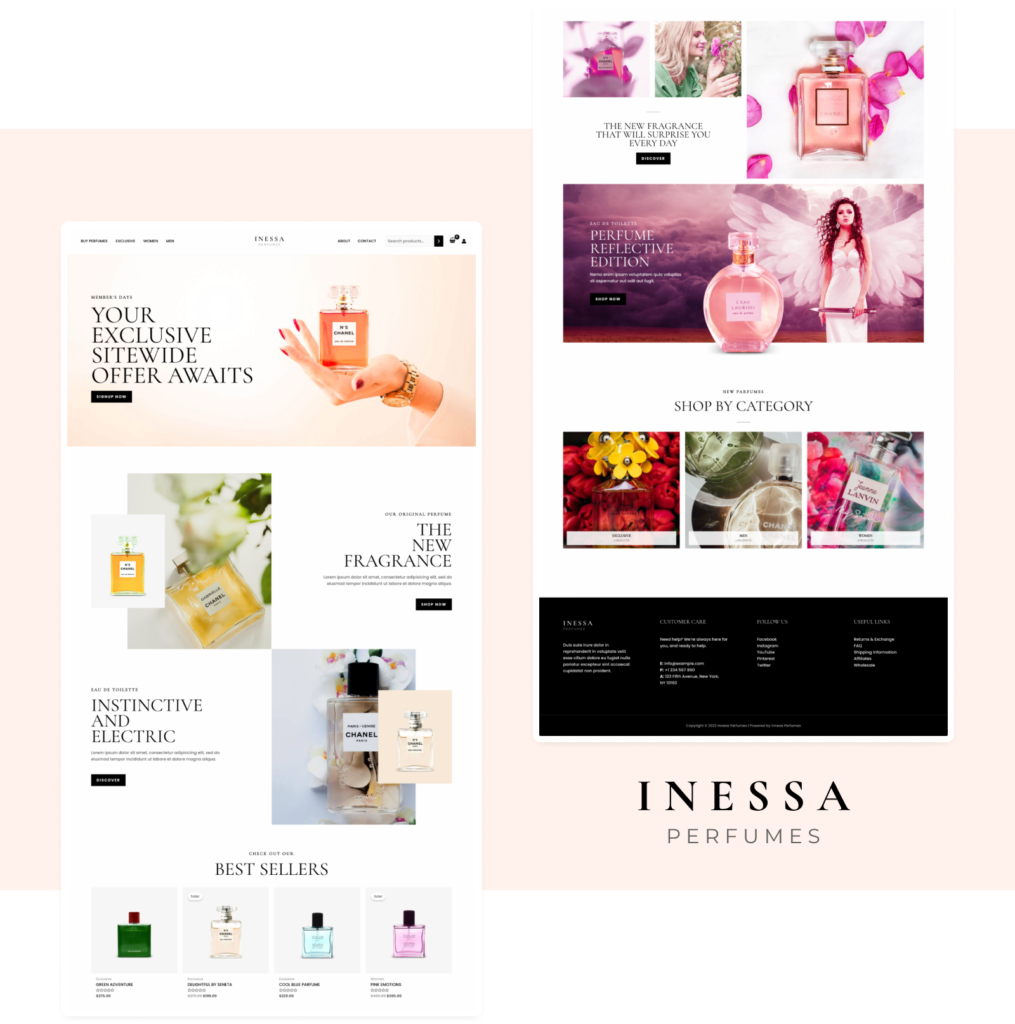 Inessa Perfumes WooCommerce Starter Template