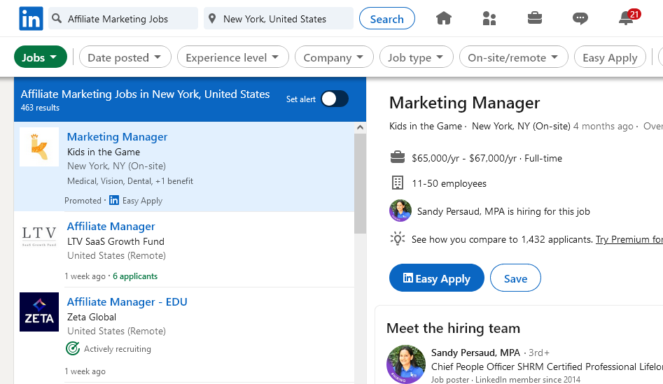 Affiliate Marketing Jobs in United States LinkedIn