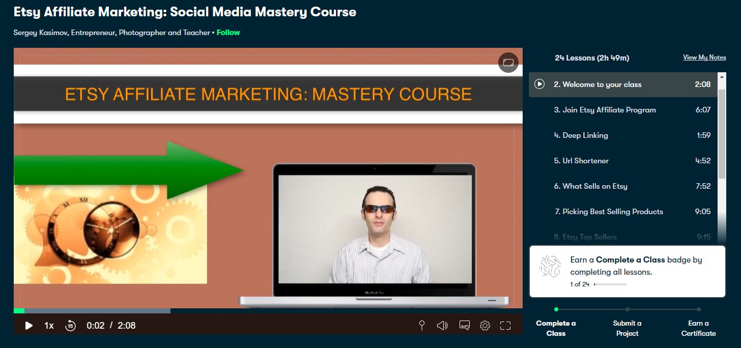 Etsy Affiliate Marketing: Social Media Mastery Course